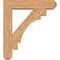 Ekena Millwork Merced Craftsman Smooth Bracket w/ Offset Brace, Western Red Cedar, 7 1/2"W x 34"D x 38"H BKT0806X34X38MRC04SWR - alternate 2